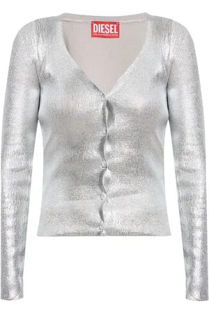 Diesel Metallic knitted cardigan