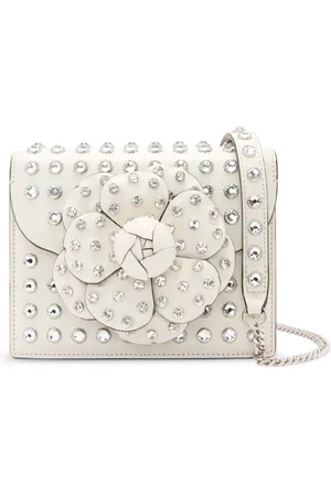 Oscar de la Renta Mini Crystal Stud TRO bag