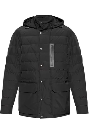 Moncler Logo-appliqué padded coat