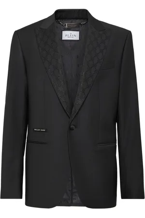 Philipp Plein Monogram-pattern blazer