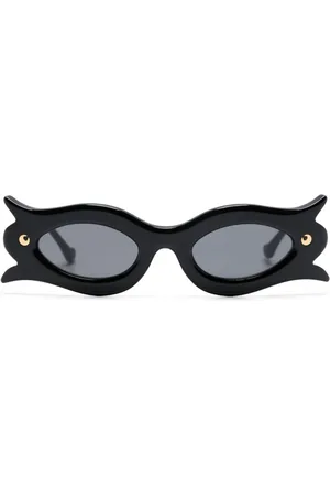 Nanushka Tully floral-frame sunglasses