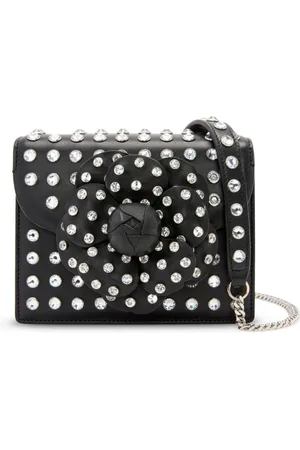 Oscar de la Renta Mini Crystal Stud TRO bag
