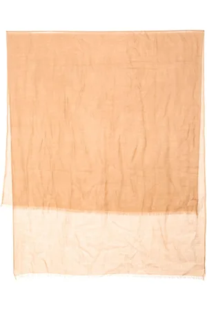 N.PEAL Fringed-edge ultrafine cashmere scarf