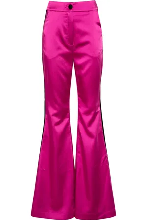 MITILIANE COUTURE Side-appliqué flared trousers