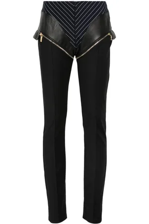 MITILIANE COUTURE Panelled zipped trousers
