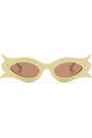 Nanushka Tully floral-frame sunglasses