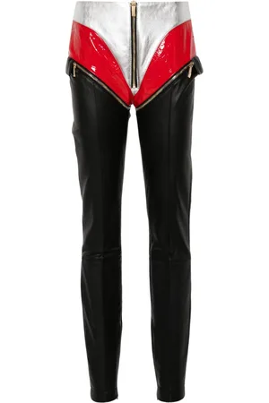MITILIANE COUTURE Unzipped panelled trousers