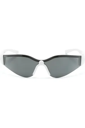 Gucci Interlocking G shield-frame sunglasses