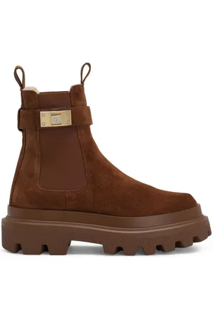 Dolce & Gabbana Branded-strap Chelsea boots