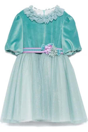 COLORICHIARI Floral-belt dress