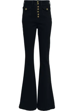 VERSACE High-rise flared jeans