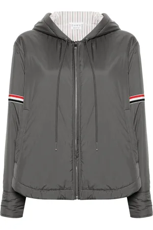 Thom Browne RWB down hooded jacket