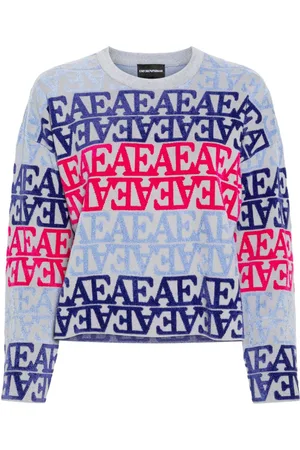 Emporio Armani Logo-flocked sweater