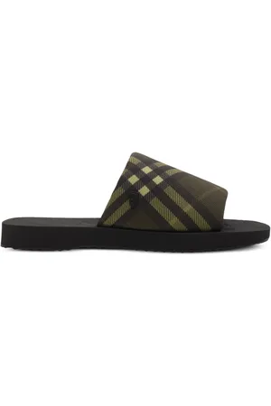 Burberry Check Trek slides