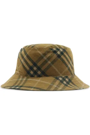 Burberry Checkered cotton bucket hat