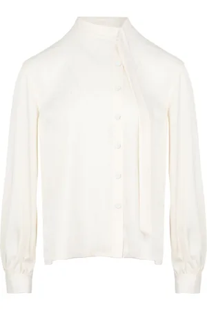 PORTS 1961 Scarf-detail long-sleeve shirt