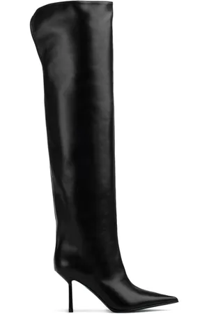 LE SILLA Bella 120mm pointed-toe leather boots
