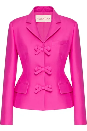 VALENTINO GARAVANI Bow tie fitted blazer