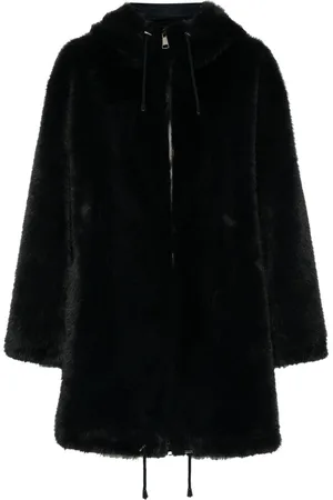 P.A.R.O.S.H. Hooded faux-fur coat