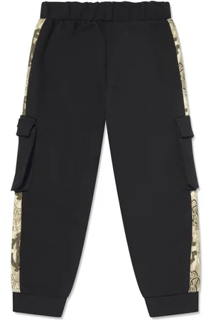 Roberto Cavalli Side-stripe cargo track pants