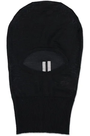 Rick Owens Rib-hem cashmere balaclava