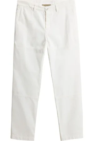 Woolrich Garment-dyed straight-leg trousers