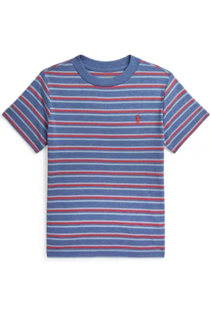 Ralph Lauren Striped logo-embroidered T-shirt