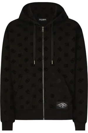 Dolce & Gabbana All-over-debossed logo hoodie