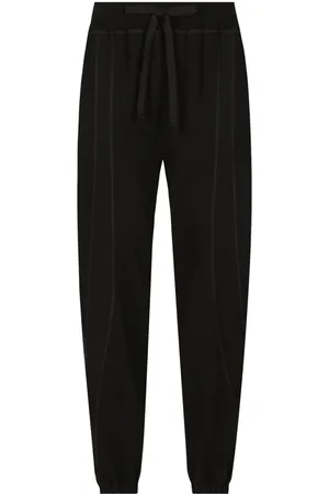 Dolce & Gabbana Reverse-seams pleated track pants