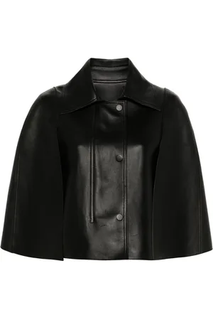 Totême Double leather cape