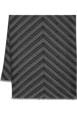 Emporio Armani Chevron-jacquard scarf