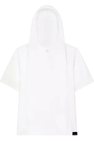 Courrèges Cotton hooded T-shirt