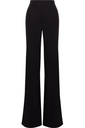 Alberta Ferretti Wide-leg cady trousers