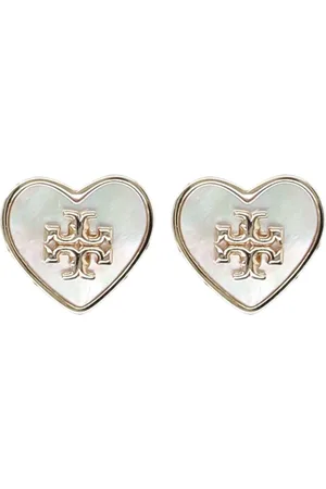 Tory Burch Kira heart stud earrings