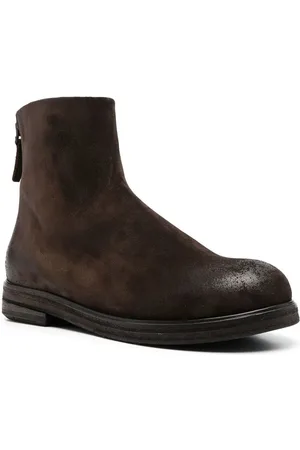 MARSÈLL Zip-up leather ankle boots