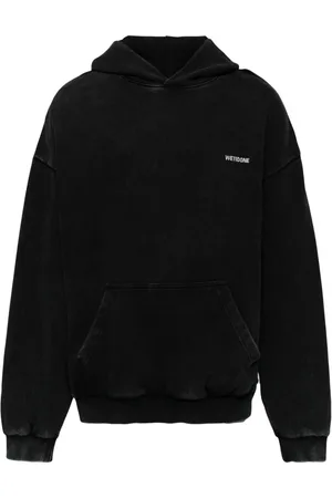 We11 Done Washed logo hoodie