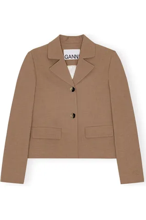 Ganni Single-breasted blazer