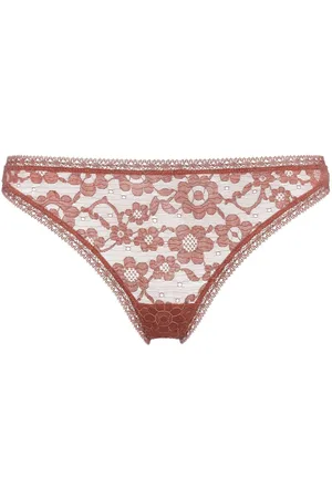 ERES Prairie lace tanga briefs