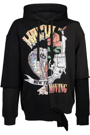 HACULLA Crown Royal asymmetric hoodie