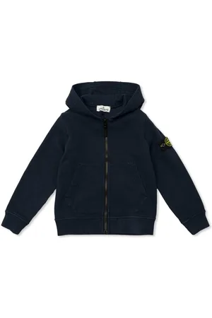 Stone Island Compass-badge cotton hoodie