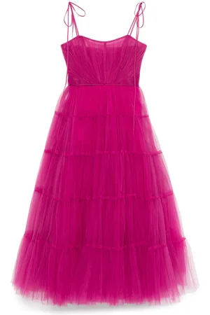 Ana Radu Tulle midi dress