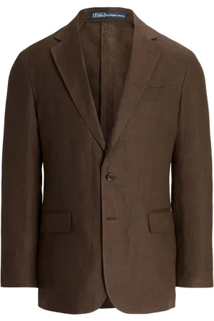 Ralph Lauren Single-breasted linen blazer