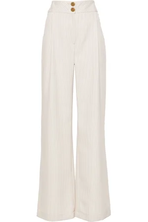 MITILIANE COUTURE Pinstriped wide-leg trousers