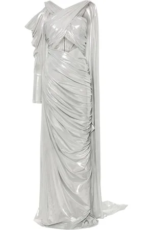 MITILIANE COUTURE Metallic maxi dress