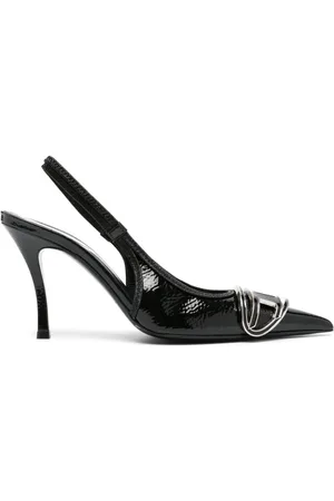 Diesel 95mm Décoletté slingback pumps