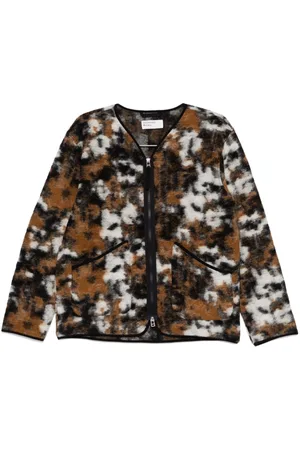 Universal Works Ylang Flower-print fleece jacket