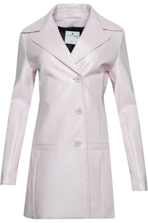 Courrèges Heritage Vinyl faux leather coat