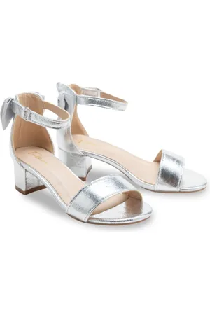 Tulleen Metallic-finish block-heels sandals