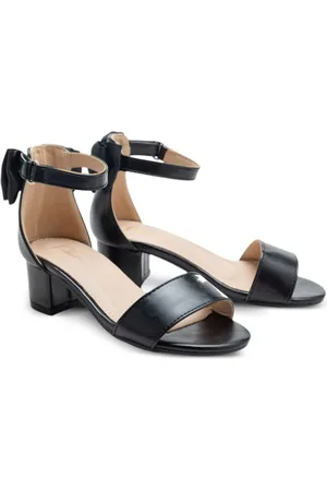 Tulleen Satin-finish block-heels sandals