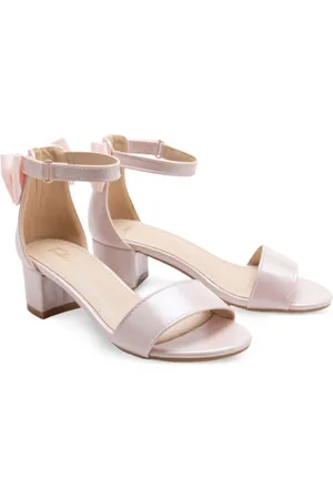 Tulleen Satin-finish block-heels sandals